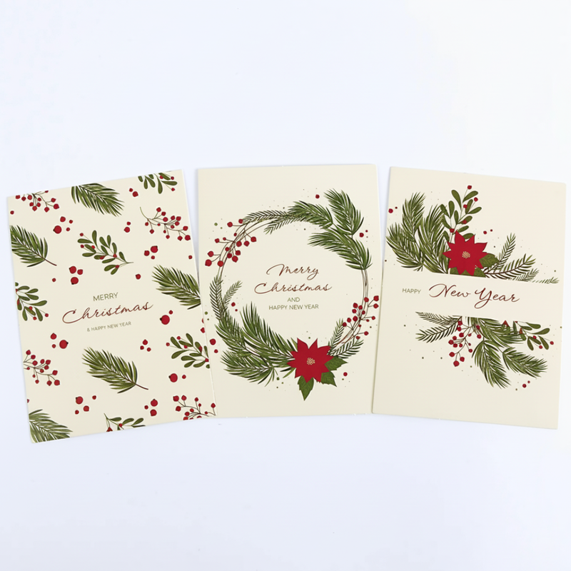 Листівка різдвяна "Merry Christmas" 0105 Листівка різдвяна "Merry Christmas" 0105