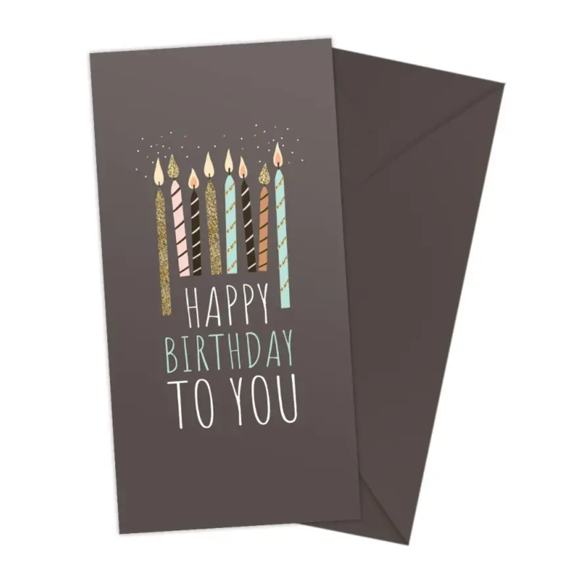 Конверт для грошей "Happy Birthday зі свічками" 16046