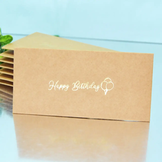 Конверт для грошей крафтовий "Happy Birthday" 16886