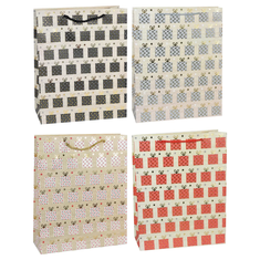 Подарунковий пакет M Новорічний подарунок 5793M