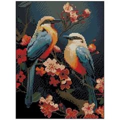 Алмазна мозаїка ПРЕМІУМ Пташки без підрамника розміром 30х40 см ZAV3040-40 Strateg