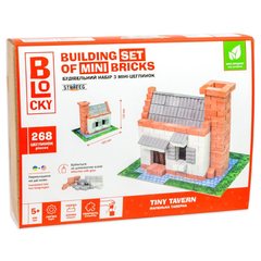 Будівельний набір для творчості з міні-цеглинок BLOCKY Маленька Таверна 31006 Strateg 268 деталей