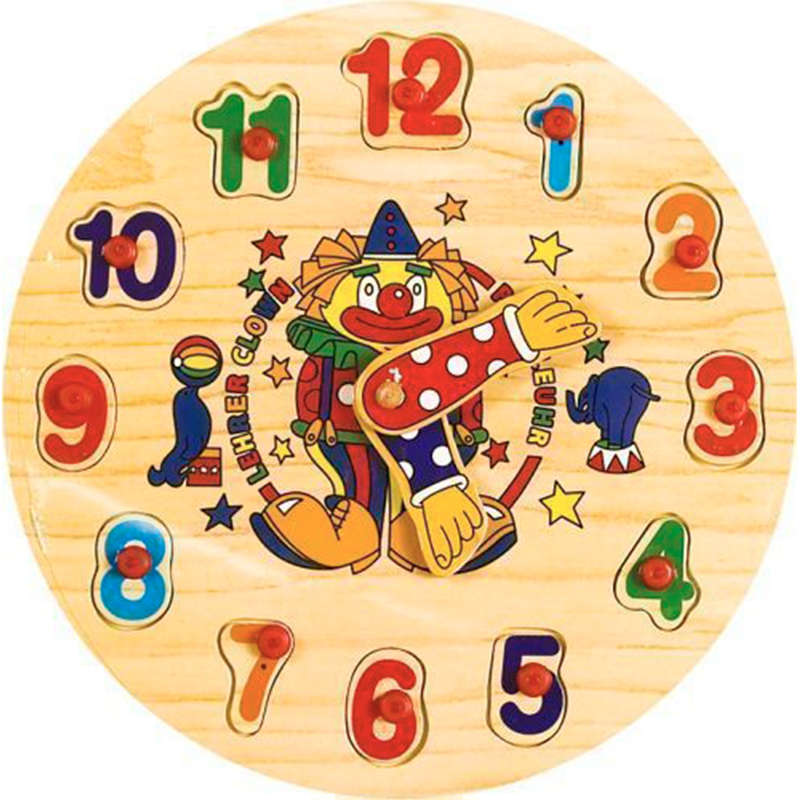 Часы "Цифры" Р 02 Игрушки из дерева