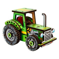 Дерев'яний 3D конструктор Turbo Tractor Puz-00960 PuzzleOk 71 деталь Дерев'яний 3D конструктор Turbo Tractor Puz-00960 PuzzleOk 71 деталь