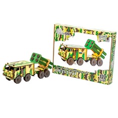 Дерев’яний 3D конструктор Нептун Арт-00989 PuzzleOk (127 деталей)