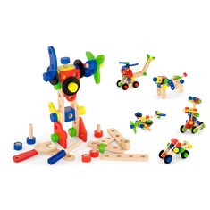 Деревянный конструктор 50382 Viga Toys 68 деталей