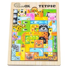Дерев'яний тетріс "Звірі" Puz-22924 PuzzleOk