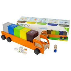 Дерев'яна дитяча розвивальна гра "Сортуємо відходи" 900798 IGROTECO 21 деталь Дерев'яна дитяча розвивальна гра "Сортуємо відходи" 900798 IGROTECO 21 деталь