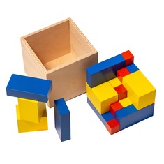 Дерев'яна головоломка "Куб Конвея" S603 Komarovtoys 17 деталей Дерев'яна головоломка "Куб Конвея" S603 Komarovtoys 17 деталей