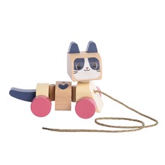 Дерев'яна іграшка Котик-каталка 2 15986 Cubika