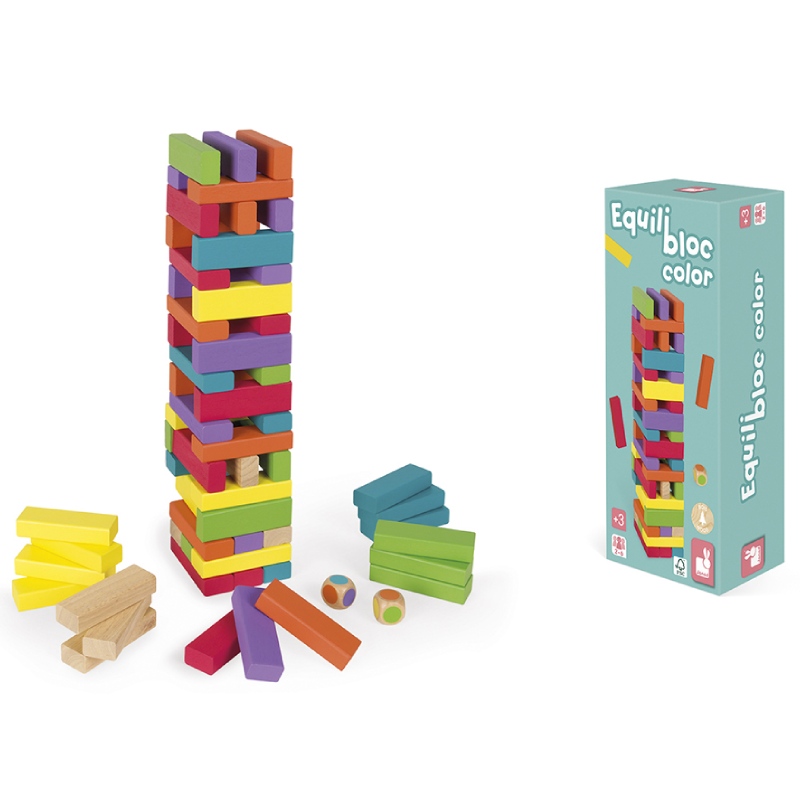 Дерев'яна настільна гра Дженга J02012 Janod