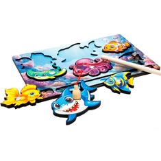 Дерев'яна Риболовля А5 Puz-40273 PuzzleOk 7 деталей