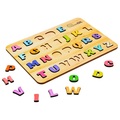 Дерев'яна Розвиваюча іграшка "Абетка" A4 (англійська) Puz-11229/EN PuzzleOk 26 деталей Дерев'яна Розвиваюча іграшка "Абетка" A4 (англійська) Puz-11229/EN PuzzleOk 26 деталей
