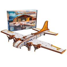 Дерев'яний 3D-конструктор “Бомбардувальник – Літаюча фортеця” Puz-00949 PuzzleOk 559 деталей Дерев'яний 3D-конструктор “Бомбардувальник – Літаюча фортеця” Puz-00949 PuzzleOk 559 деталей