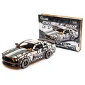 Дерев'яний 3D конструктор Muscle car GT (біла) Puz-00639 PuzzleOk 162 деталі