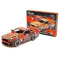 Дерев'яний 3D конструктор Muscle car GT (червона) Puz-00641 PuzzleOk 162 деталі