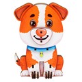 Дерев'яний 3D конструктор "Turbo Dog" Puz-00975 PuzzleOk 25 деталей