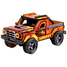 Дерев'яний 3D конструктор TURBO OFF-ROAD Puz-00972 PuzzleOk 87 деталей