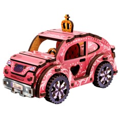 Дерев'яний 3D конструктор TURBO PRINCESS Puz-00969 PuzzleOk 70 деталей