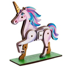 Дерев’яний 3D конструктор TURBO UNICORN Puz-00970 PuzzleOk 29 деталей Дерев’яний 3D конструктор TURBO UNICORN Puz-00970 PuzzleOk 29 деталей