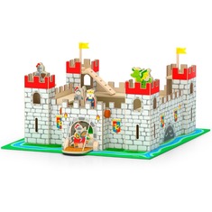 Дерев'яний набір Іграшковий замок 50310 Viga Toys 23 деталі Дерев'яний набір Іграшковий замок 50310 Viga Toys 23 деталі