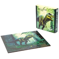Дерев’яний пазл Динозавр 0002-Puz PuzzleOk 130 деталей