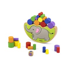 Деревянная игра-балансир Слонёнок 50390 Viga Toys 25 деталей