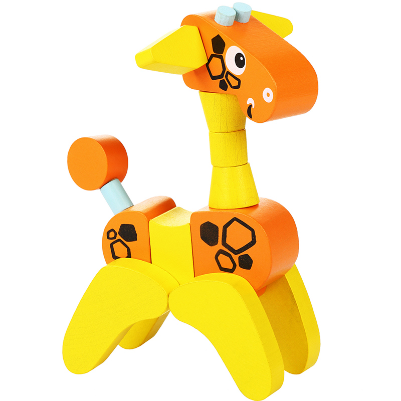 Деревянная игрушка "Жирафа акробат LA-7" Cubika
