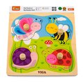 Дерев'яна рамка-вкладиш Комахи 50131 Viga Toys 4 деталі