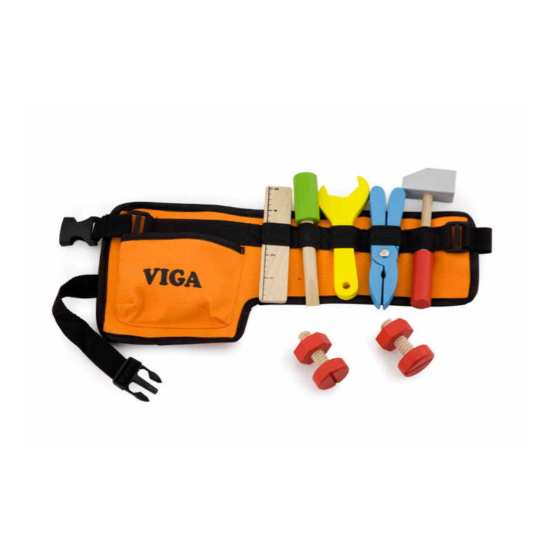 Деревянный игровой набор Viga Toys Пояс с инструментами 50532