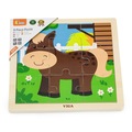 Дерев'яний пазл Коник 51439 Viga Toys 9 деталей