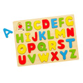 Деревянный пазл Viga Toys Английский алфавит, заглавные буквы 58543 (17 деталей)