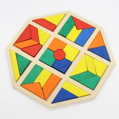Деревянный планшет "Восьмиугольник" 1523 Lam Toys (31 деталь)