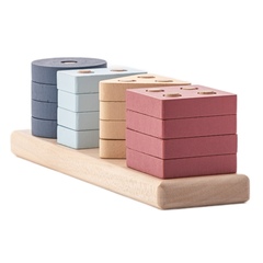 Дере'яний геометричний сортер LSG-5 15863 Cubika 16 деталей