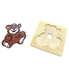 Детская мозаика Медведь 1480-4 Lam Toys (7 деталей)