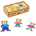 Дитяча іграшка Ведмедики Puz-12141 PuzzleOk 21 деталь Дитяча іграшка Ведмедики Puz-12141 PuzzleOk 21 деталь
