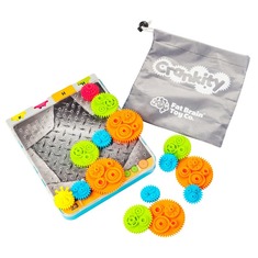 Гра-головоломка Crankity Різнокольорові шестерні F140ML Fat Brain Toys 57 деталей Гра-головоломка Crankity Різнокольорові шестерні F140ML Fat Brain Toys 57 деталей