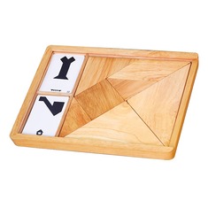 Игра-головоломка Деревянный танграм 56301 Viga Toys 7 деталей