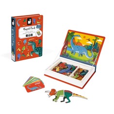 Игровой набор Магнитная книга - Динозавры J02590 Janod 50 деталей
