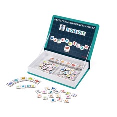 Игровой набор Магнитная книга Janod - Английский алфавит J02712 (130 деталей)