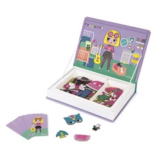 Игровой набор Магнитная книга Janod - Наряды для девочки J02718