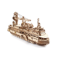 Механические 3D пазлы UGEARS Научно-исследовательское судно 70135 (575 деталей)