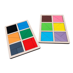 Методика Нікітіних “Склади квадрат” 1 рівень складності А390 Komarovtoys (36 деталей)