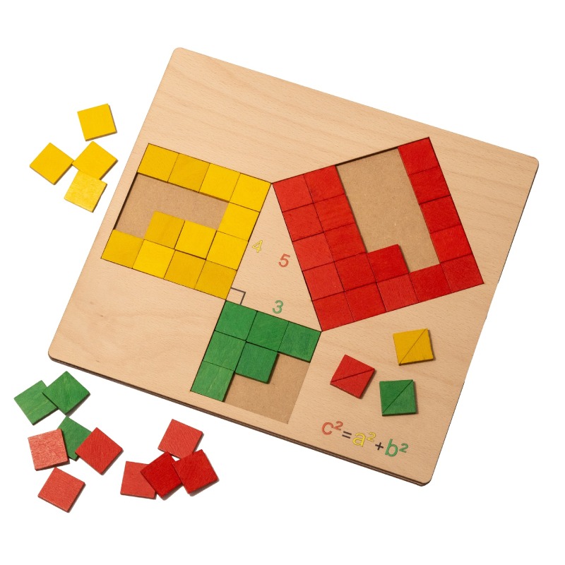 Модель Теорема Піфагора S607 Komarovtoys 56 деталей Модель Теорема Піфагора S607 Komarovtoys 56 деталей