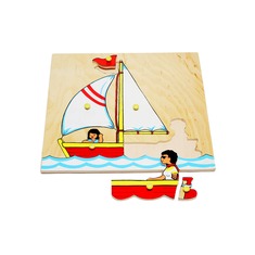 Мозаика "Лодка Парусник" 1013 Lam Toys (6 деталей)