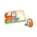 Мозаика "Кот и котенок" 1407 Lam Toys (9 деталей)
