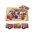 Мозаика "Пожарные" 1427 Lam Toys (9 деталей)