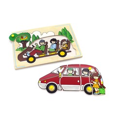 Мозаика "Семейный автомобиль" 1425 Lam Toys (8 деталей)