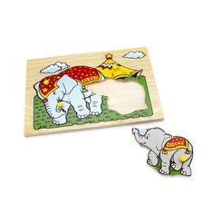 Мозаика "Слоны" 1414 Lam Toys (9 деталей)