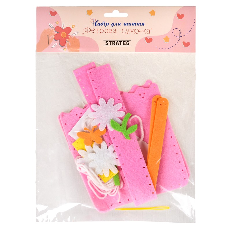 Набір для шиття Фетрова сумочка: Квіткова 31032 Strateg